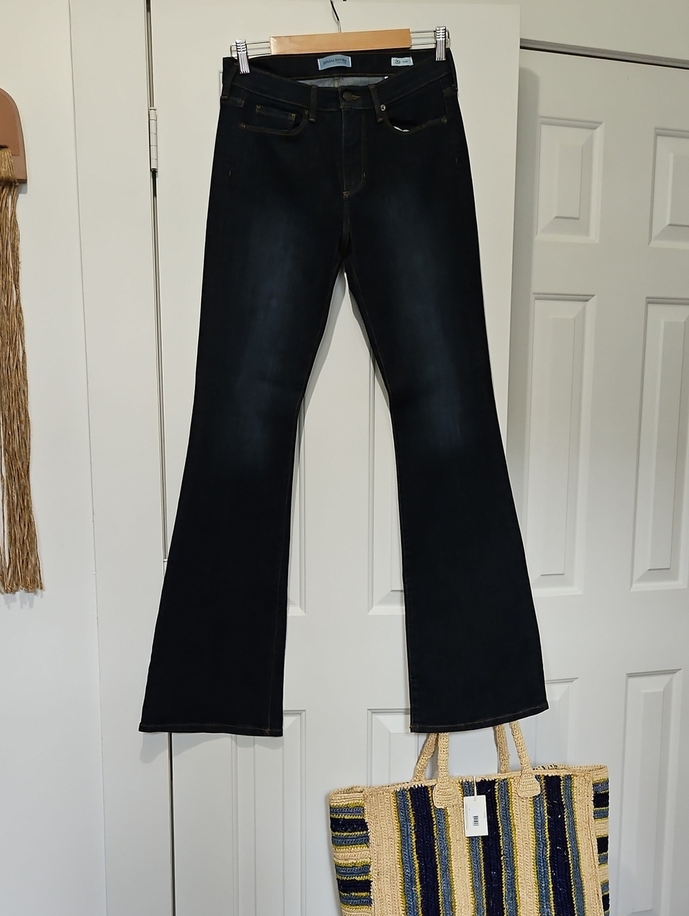 Banana Republic Dark Wash Flare Jeans Never Worn